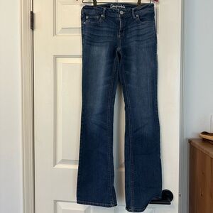 Aeropostale Women's Blue Jeans - Chelsea Bootcut